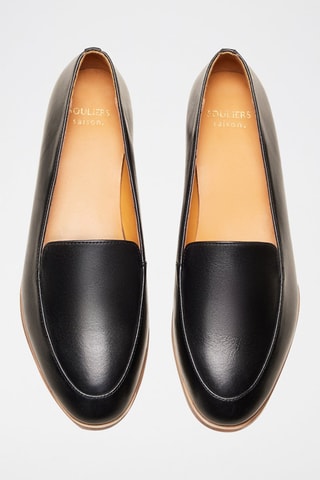 Mocassins en cuir Margaux  - Noir