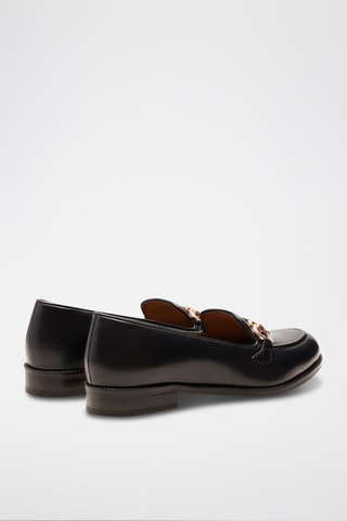Mocassins en cuir Fleur  - Noir