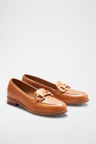 Mocassins en cuir Fleur  - Camel
