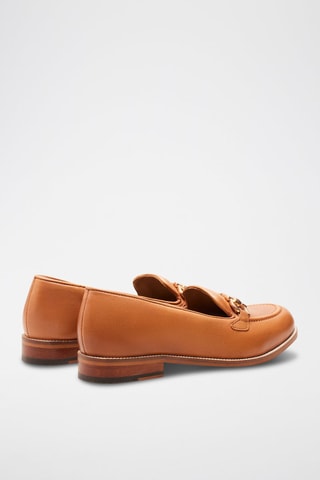 Mocassins en cuir Fleur  - Camel