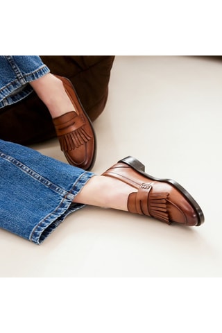 Mocassins en cuir Aude - Camel