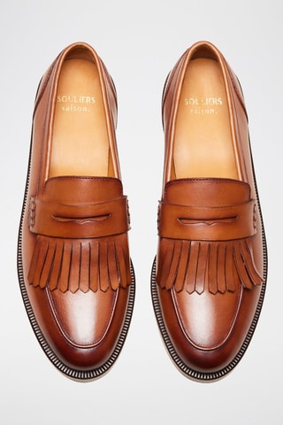 Mocassins en cuir Aude - Camel