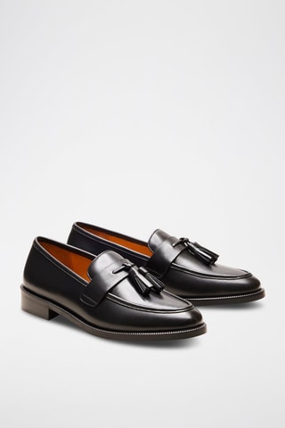 Mocassins en cuir Anna  - Noir