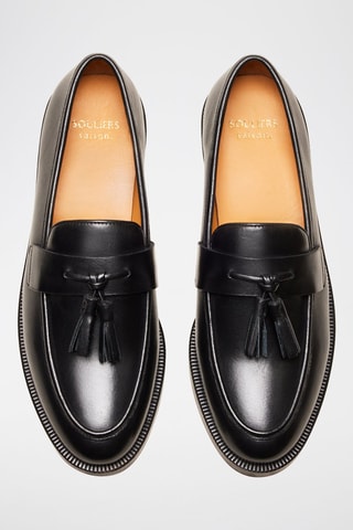 Mocassins en cuir Anna  - Noir