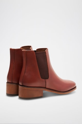 Bottines Chelsea en cuir Chloé  - Marron