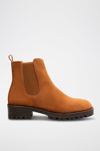 Bottines Chelsea en nubuck Maia  - Camel