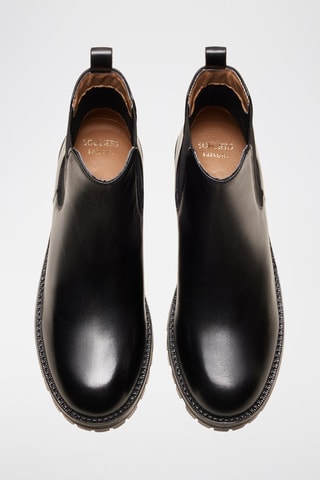 Bottines Chelsea en cuir Maia  - Noir
