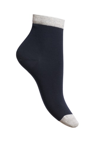 3 paires de chaussettes - Gris clair chiné et blanc