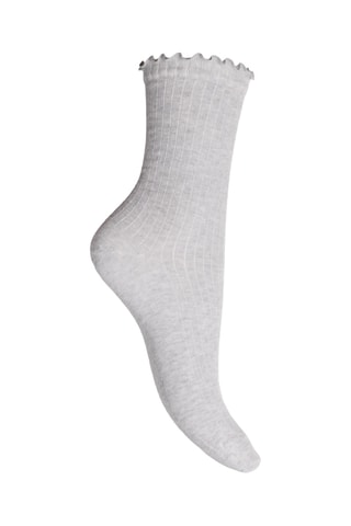 4 paires de chaussettes - Gris et blanc