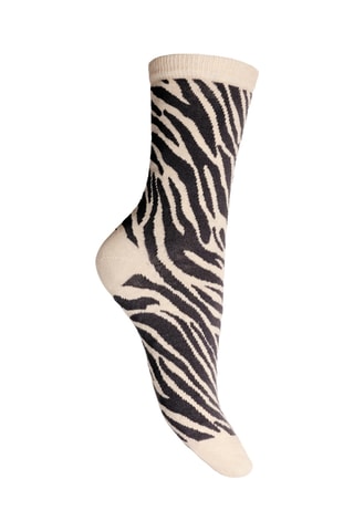 3 paires de chaussettes Zèbre - Noir et écru