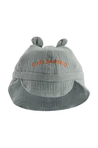 Bobhoedje met Oortjes Ciao Bambino - Kaki