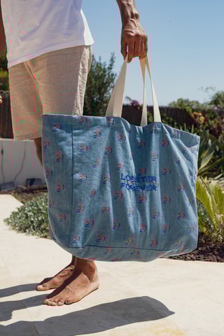 Shopper Lobster Forever - Lichtblauw