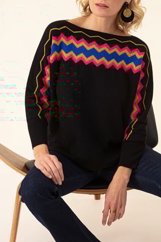 Pull en laine Hylda - Noir