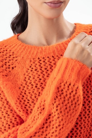 Pull en alpaga - Orange