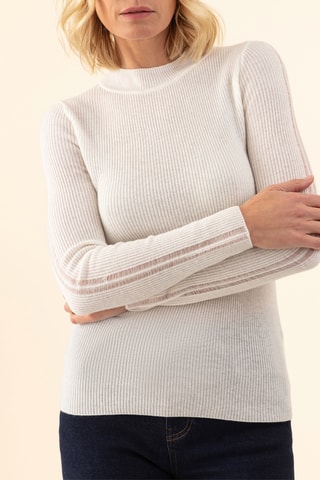 Pull en laine Koss - Ecru