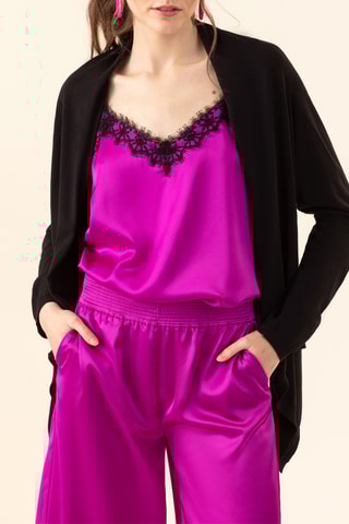 Gilet en soie  Charmant - Noir