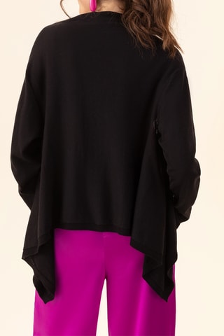 Gilet en soie  Charmant - Noir