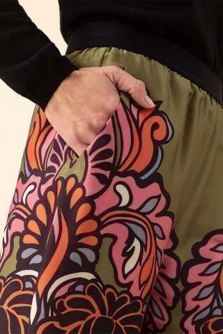 Pantalon palazzo Ana - Vert