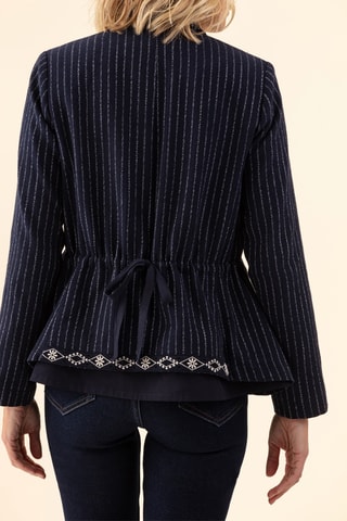 Veste Aston - Bleu et blanc 