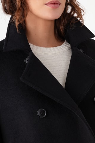 Manteau en laine - Noir