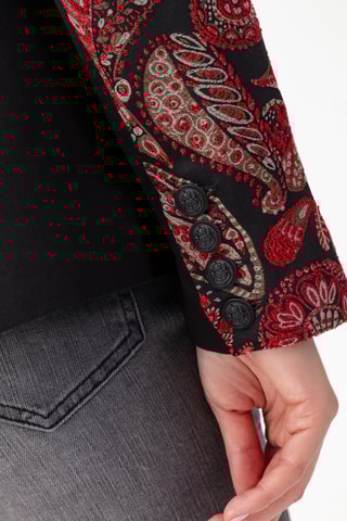 Veste - Noir et rouge