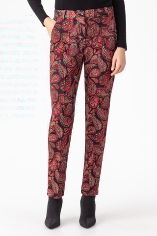 Pantalon - Noir et rouge