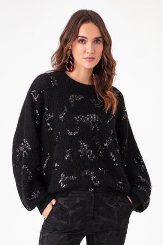 Pull en alpaga - Noir