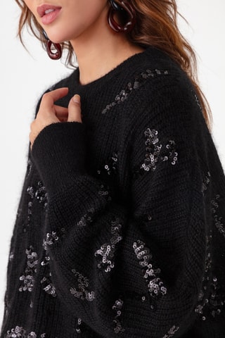 Pull en alpaga - Noir