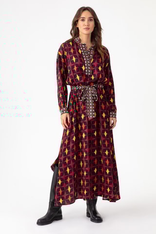 Robe chemise - Rouge