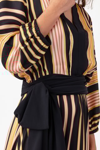 Robe et ceinture - Noir et jaune