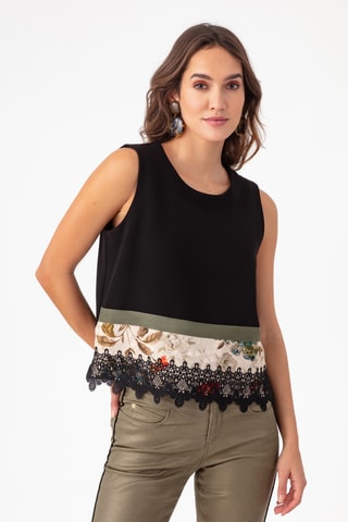 Top sans manches - Noir