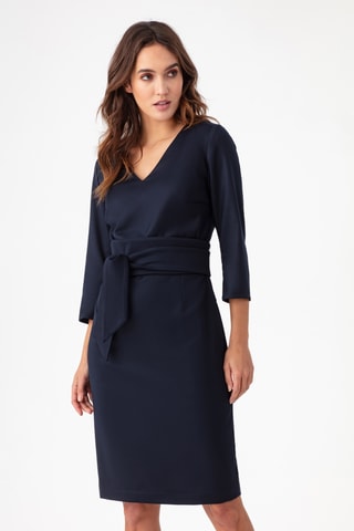 Robe droite - Bleu marine