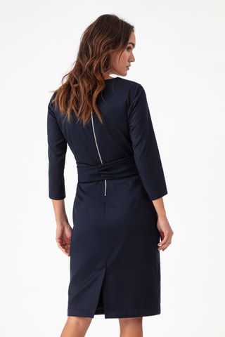 Robe droite - Bleu marine