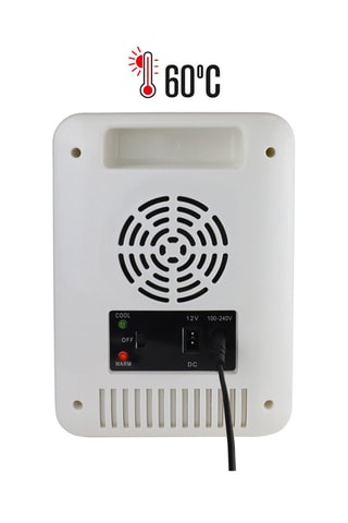 Refrigerador termoelétrico quente e frio para cosméticos com espelho LED