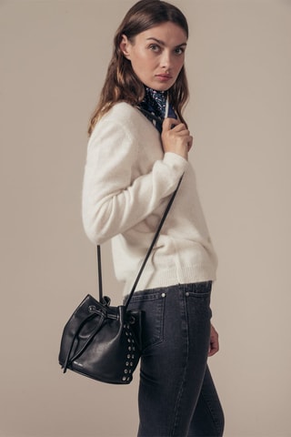 Mala funda de couro Horeo Preto