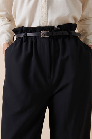 Cinto em couro Hedelweiss - Preto