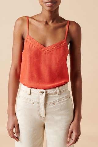 Camisola de alças - 
Laranja