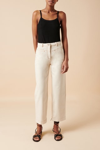 Camisola de alças - 
Preto