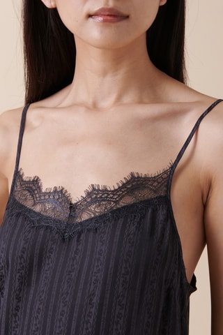 Camisola de alças - 
Cinzento