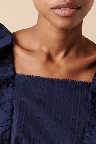 Camisola de alças - 
Azul