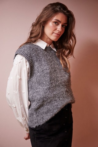Camisola Marlone - Cinzento-claro mesclado