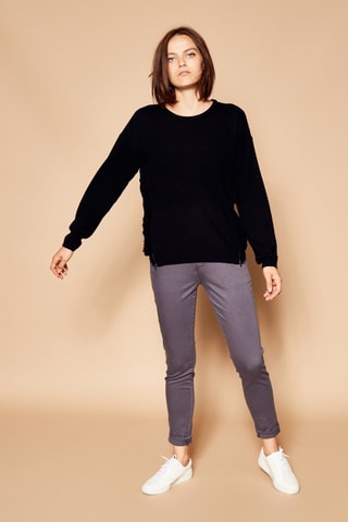 Camisola em lã e caxemira Miu - Preto