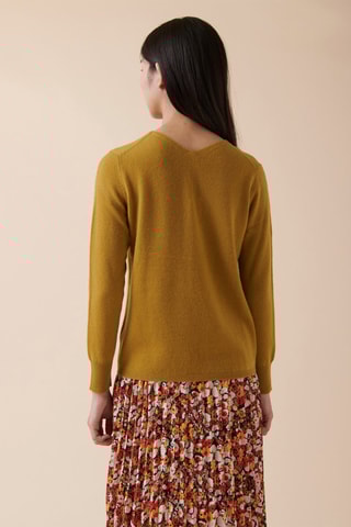 Camisola em caxemira Mahir - Mostarda