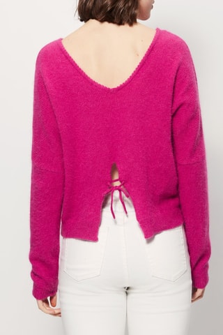 Camisola de angorá Magnifira Fúcsia