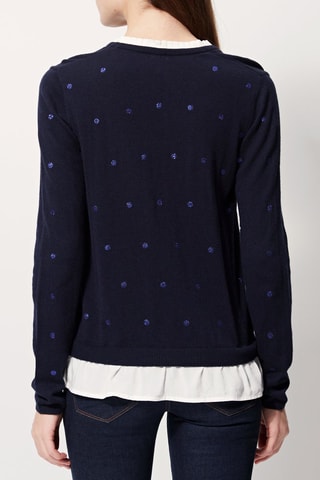 Camisola efeito ilusório Monarch Azul-marinho