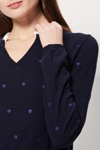 Camisola efeito ilusório Monarch Azul-marinho