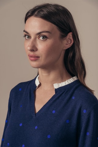 Camisola efeito ilusório Monarch Azul-marinho