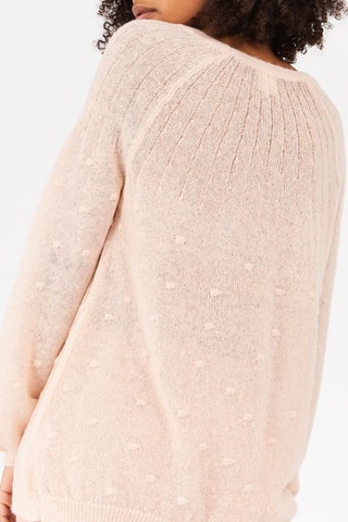 Camisola em lã e mohair Marlette - Rosa