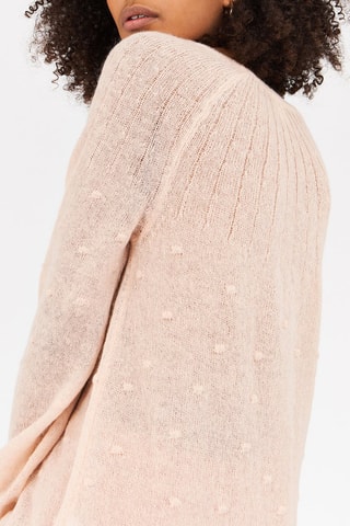 Camisola em lã e mohair Marlette - Rosa