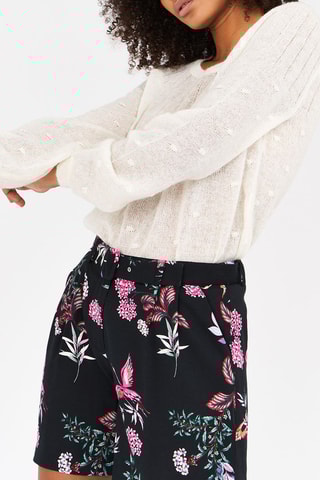 Camisola em lã e mohair Marlette - Branco